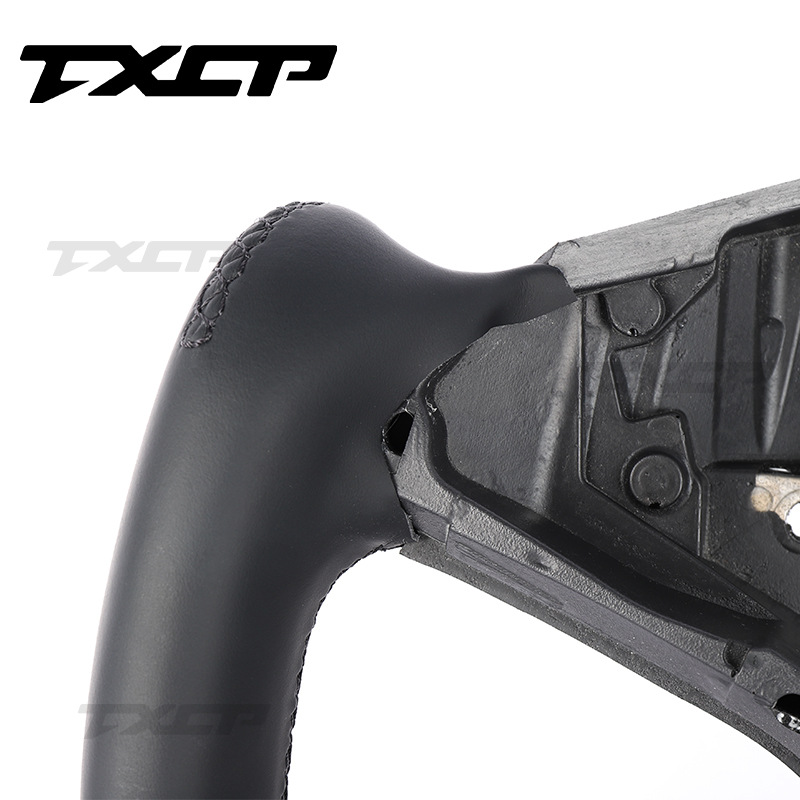 Suitable for Tesla model X/S yoke full leather Tesla steering wheel car steering wheel upgrade modification