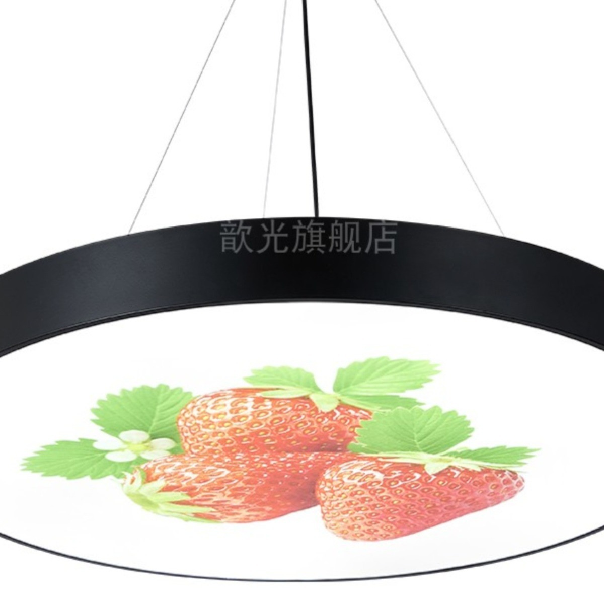 Vegetales y frutas patrón supermercado luces especiales frescas tienda de frutas decoración luces de forma especial tienda por departamentos luces súper industriales