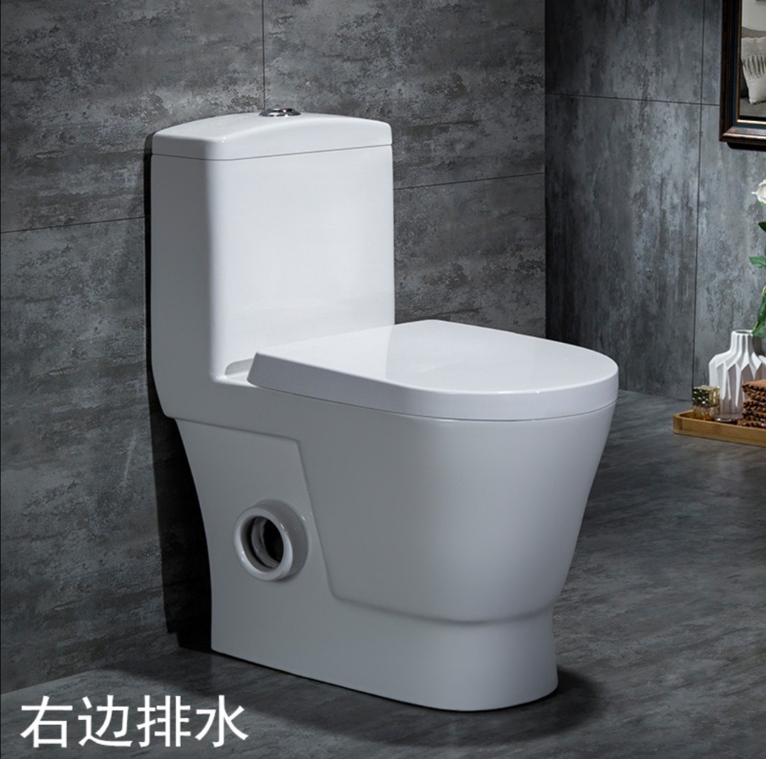 inodoro de fila de pared doméstica fila izquierda y derecha fila horizontal inodoro de asiento de empuje directo fila trasera drenaje directo gran impulso inodoro tipo fila lateral