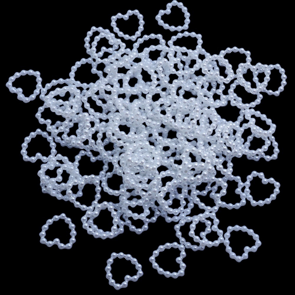 Transfronteriza Amazon sirena color amor patrón ABS imitación perla DIY hecho a mano accesorios para el cabello horquilla accesorios de la caja del teléfono