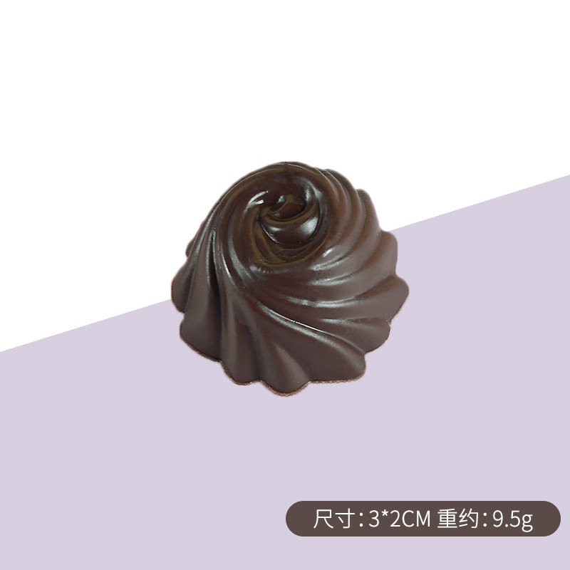 2022 nuevo PVC simulación chocolate apoyos modelo Dollhouse postre modelo ventana pantalla apoyos