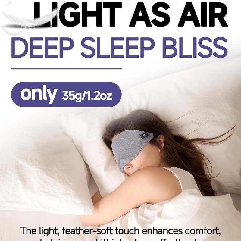 跨境SleepEyeMask棉质睡眠眼罩可调节鼻梁午休航空遮光遮光升级|undefined