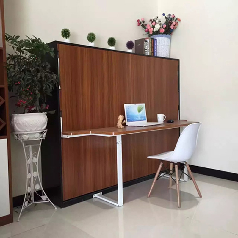 Factory wholesale wall bed with table computer desk study table invisible bed wall bed wall cabinet bed Murphy bed hardware accessories