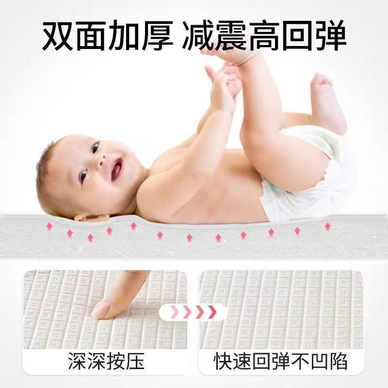 Niños engrosados alfombra de piso de arrastre ecológico alfombra de espuma impermeable alfombra anti-caída sala de estar bebé fácil de almacenar alfombra de arrastre
