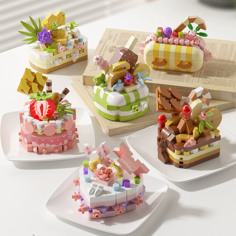Lego, dessert constructor, children's smart toy, Birthday gift