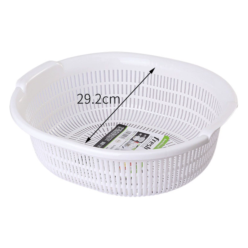 Японская импортная кухонная двухслойная пластиковая сливная корзина Овощной бассейн Блюдо для фруктов и овощей Корзина для слива риса