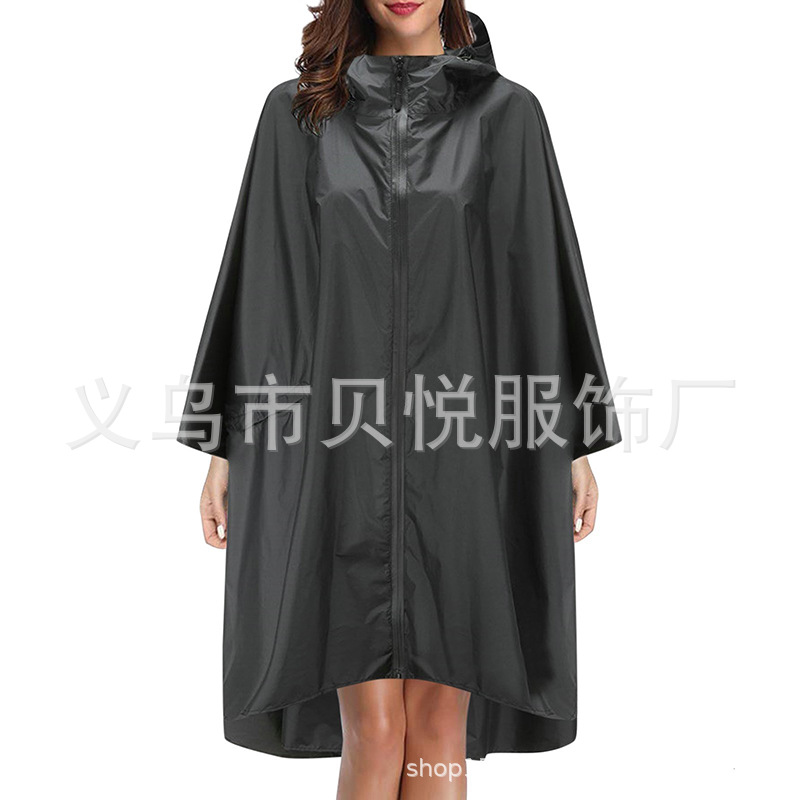 Poncho Impermeable Ligero Tipo Capa, Transpirable, para Ciclismo y Uso al Aire Libre image 13