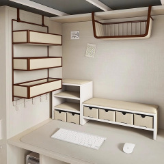 大学生宿舍挂篮置物架桌面收纳挂袋书桌收纳篮寝室物品整理收纳架