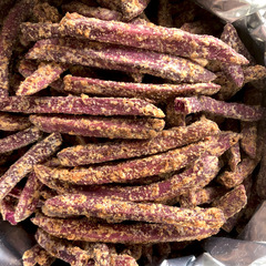 Original Aromatic Taro Sticks 250g, Crab Roe Flavor Crispy Taro Snacks, Fruit and Vegetable Dried Processed Chili Salt Potato Sticks, Popular Internet Snack