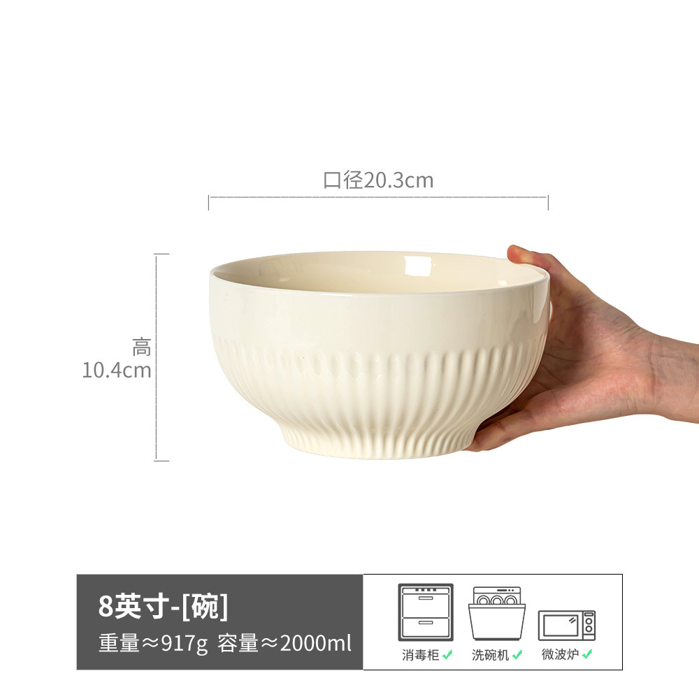 Pie alto vientre redondo tazón de fideos grande tazón de cerámica de estilo japonés tazón de sopa para el hogar tazón de verduras tazón de ramen de estilo retro tazón grande de vajilla