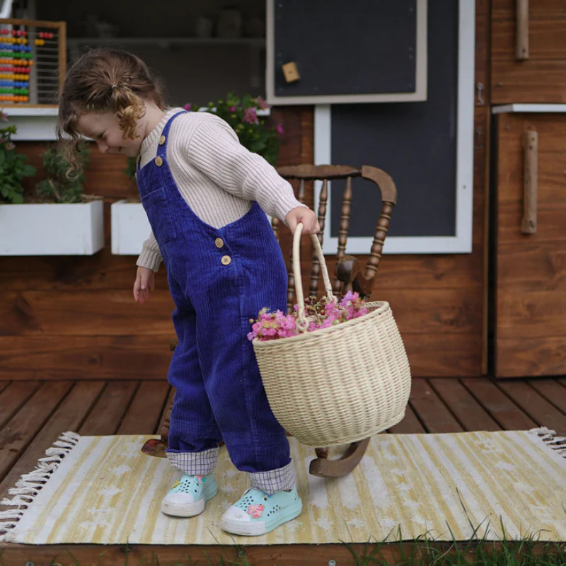 Gran por mayor almacenamiento portátil imitación de caña tejida cesta de picnic al aire libre cestas de frutas flores cestas de mano cestas de flores para niños