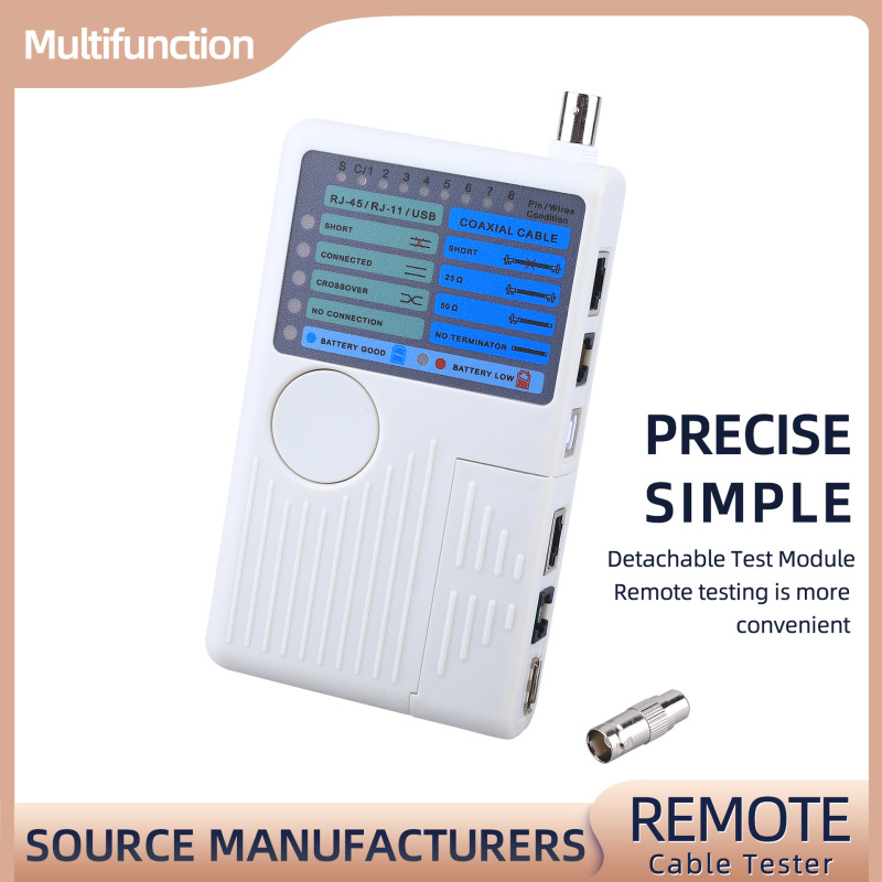 Multifunctional four-in-one tester BNC coaxial cable USB line telephone line network line tester tester