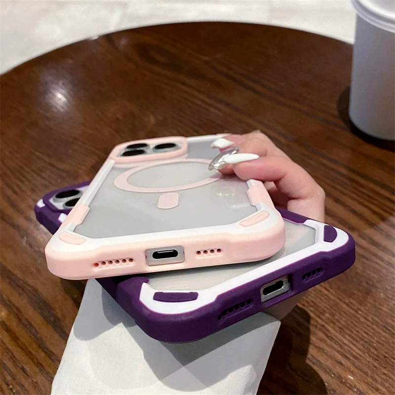 Кожаный чехол для телефона двухцветный совместимый с Apple, iPhone 14, iphone, 16promax, падение защиты