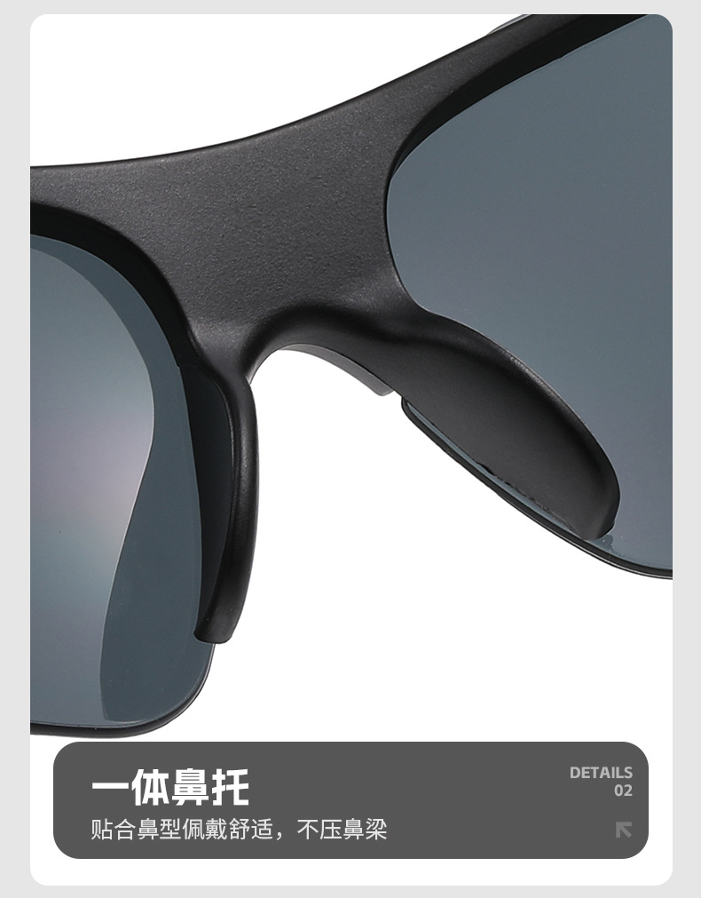 Neue grenzüberschreitende Outdoor-Sonnenbrillen UV400-Schutz Sonnenbrille Herren Fahrrad Bergsteigen Sport Windschutz Schutzbrille Damen