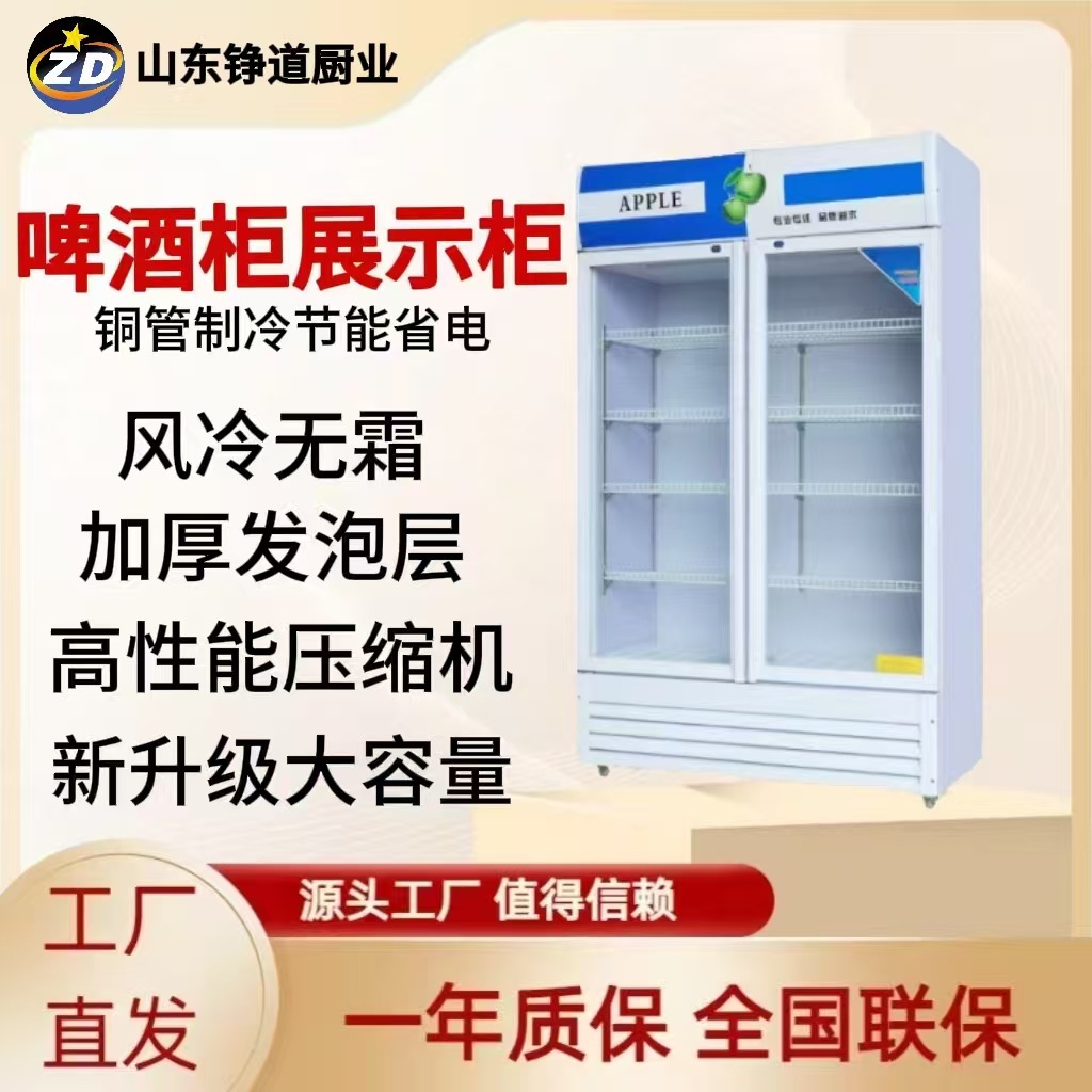 啤酒柜 商用立式饮料展示柜超市冷藏保鲜柜 商超便利店冷柜