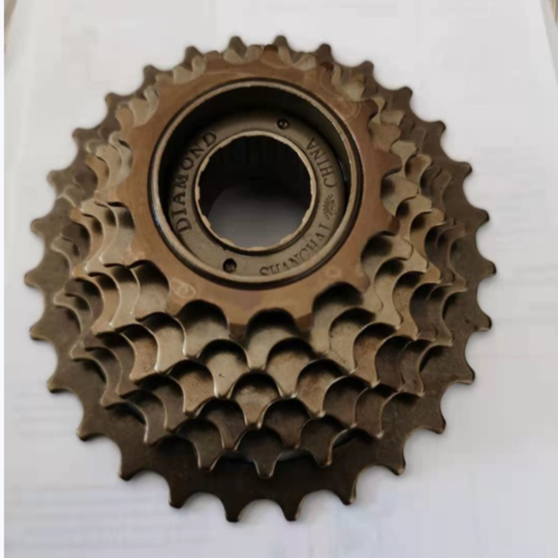 En stock vehículo terrestre volante de 7 velocidades 21 velocidades sin posicionamiento rueda dentada del volante de 6 velocidades giratoria bicicleta voladora accesorios de bicicleta transfronteriza