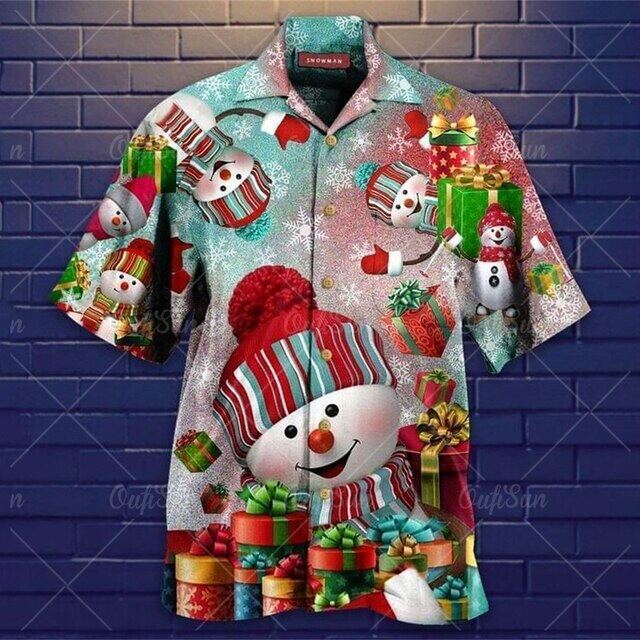 Men's Short-Sleeved Hawaiian Shirt