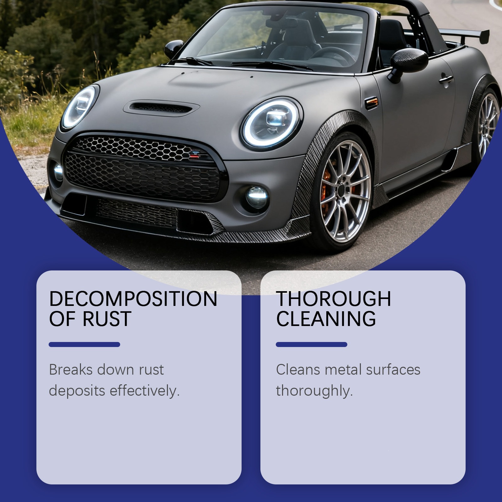 Rayhong Rust Remover Car and Household Hardware Cleaning, Decontamination, Maintenance, Renovation, Lubrication, Daily Care Spray