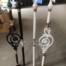 欧式铝合金楼梯扶手楼梯扶手实木扶手阳台护栏楼梯装饰家用楼梯