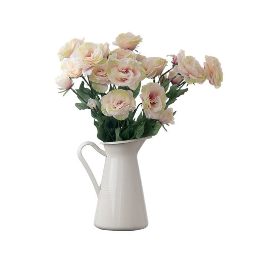 4 Head Lisianthus Artificial Flower Wholesale Manufacturer, Exotic Home Decoration, Wedding Handheld Flowers, Fake Flowers DY-397