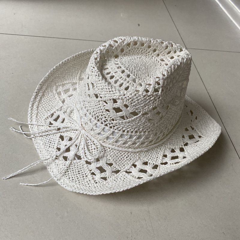 Unisex Gender Unisex Retro Ethnic Style Bohemian Solid Color Straw Hat