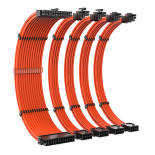 Chassis Module Power Supply 8-Pin Extension Cable Nylon Braided Adapter Cable Atx 24Pin Chassis Motherboard Connection Cable