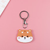 Cute induction card holder, round card protection case, protective case, keychain