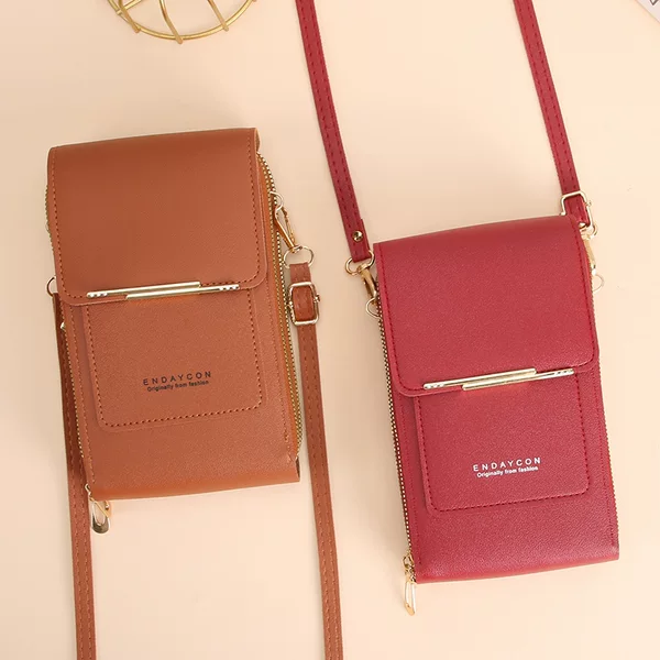 New Style Wallet, Touch Screen Mobile Phone Bag, Small Cross-Body Bag for Women, Cute Little Bag for Carrying Mobile Phones, Fashionable Key Bag