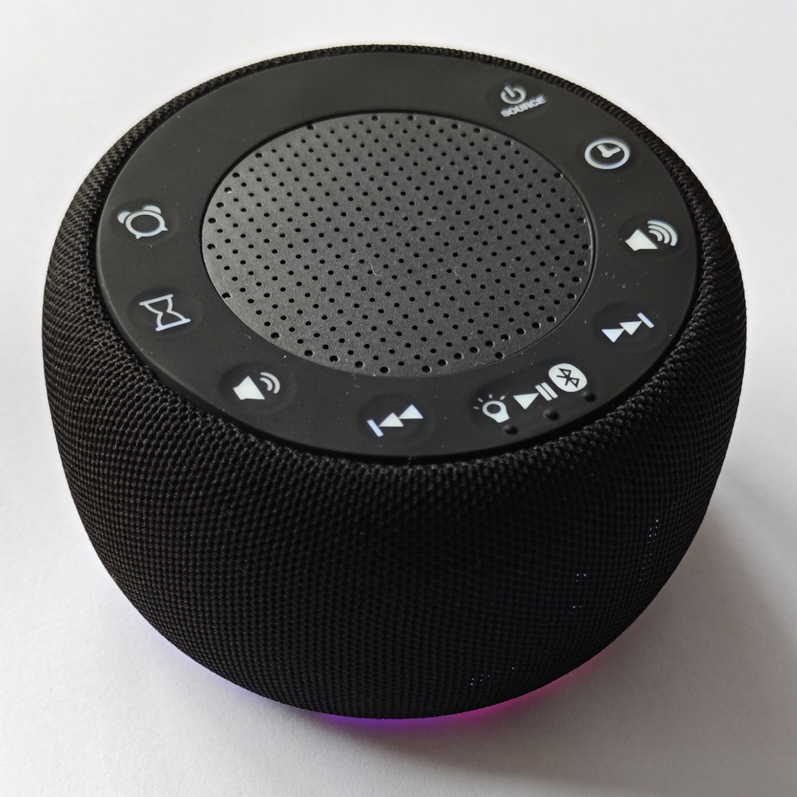 Ruido blanco máquina de sueño comercio exterior retro Bluetooth conexión de sonido polvo de ruido reloj USB cargar altavoz pequeño