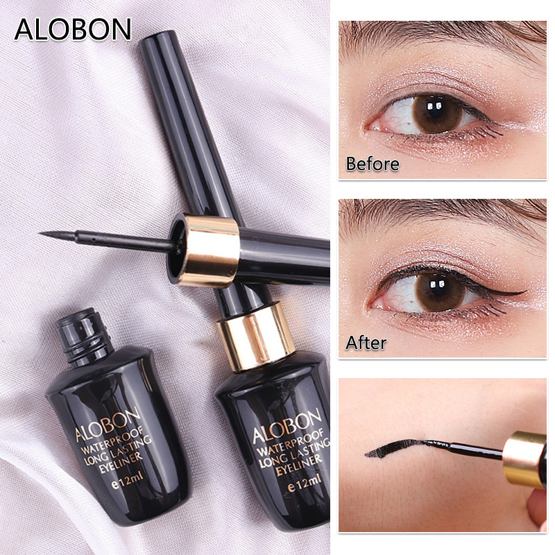 Yabang ALOBON make-up smooth eyeliner female student party quick-drying waterproof no washing no smudging hard head