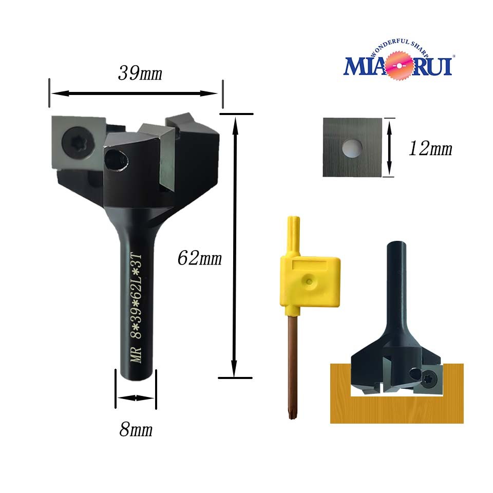 Carpintería abridor de orificios descartado, cuchillo de limpieza, cuchillo ranurado en forma de T, cuchillo de placa, cuchillo en forma de V, fresa de gong al por mayor, personalizado