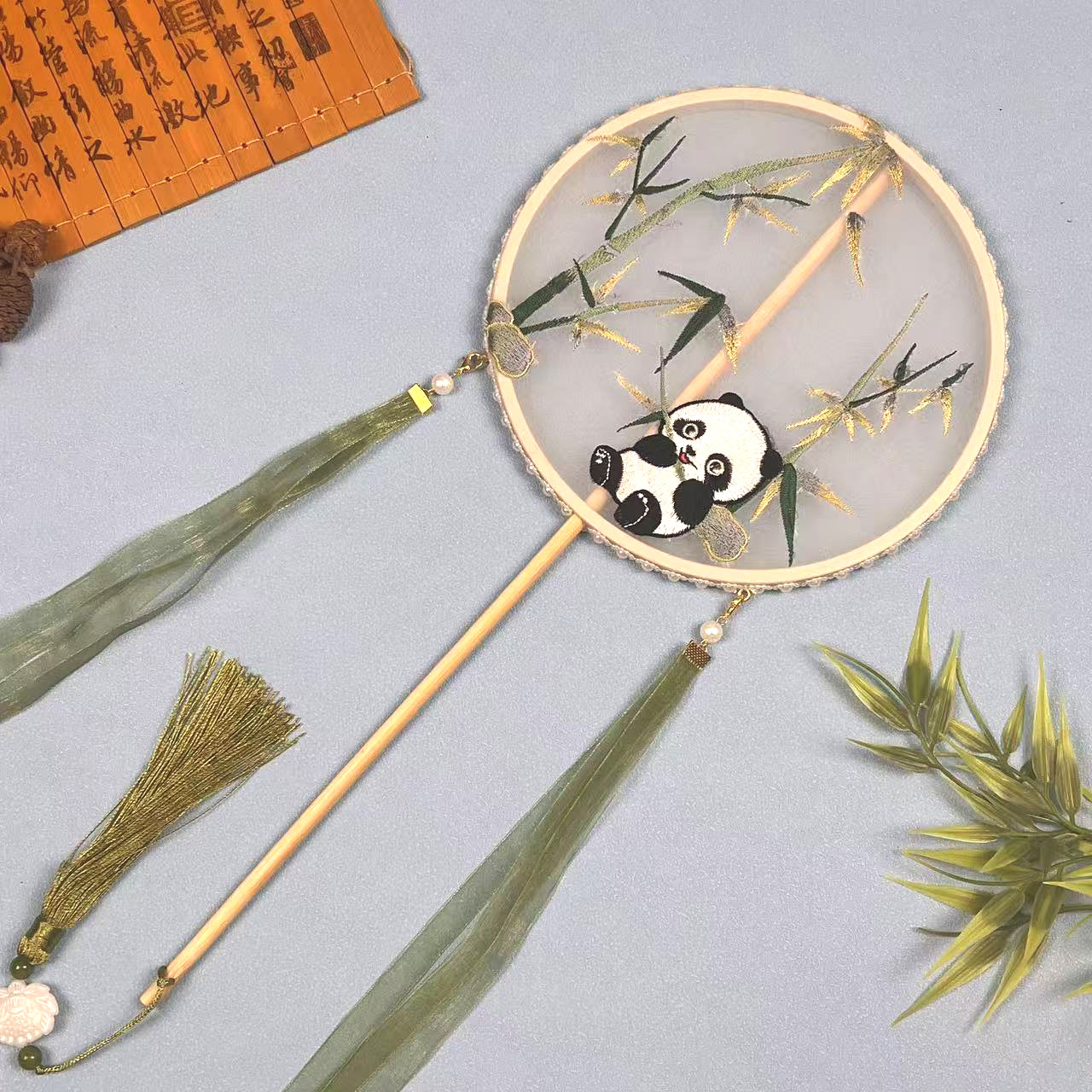 팬더 대나무-둥근-중간 (2)