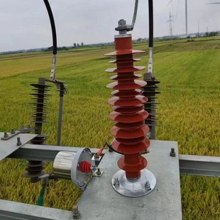 35kv Zinc Oxide Lightning Arrester YH5WZ-51/134 Sitting Zinc Oxide Lightning Arrester, Line Gold Production Plant