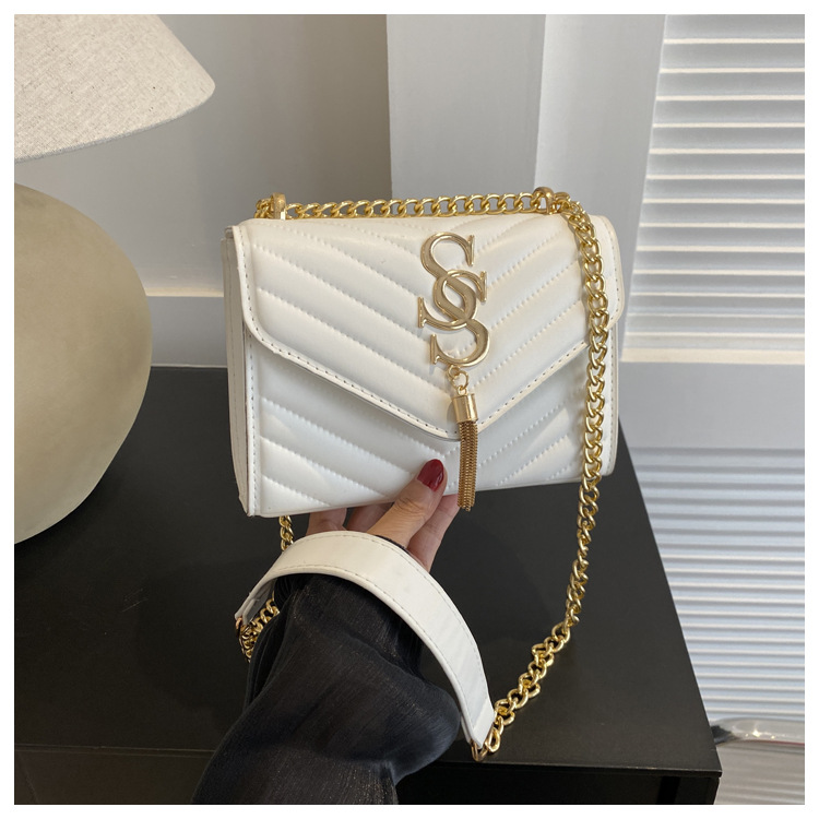 Damen Handtasche Im Western Stil Mit Kette Und Umhängefunktion_voghion.com