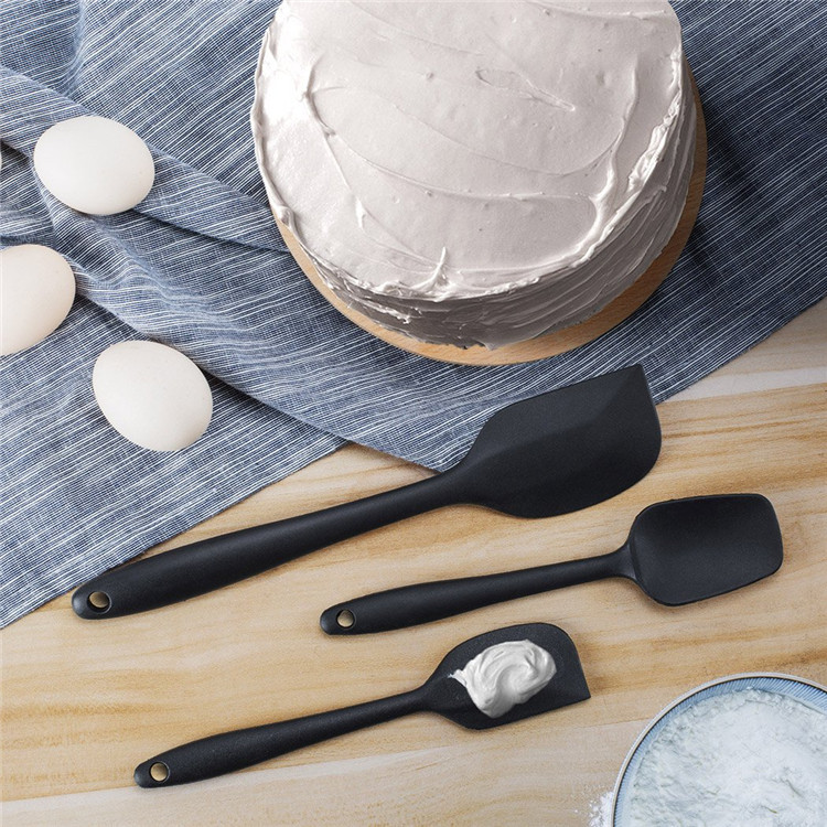 Cross-Border Integrated Silicone Spatula 6-Piece Set Cake Jam Stirring Cream Spatula DIY Baking Spatula Set