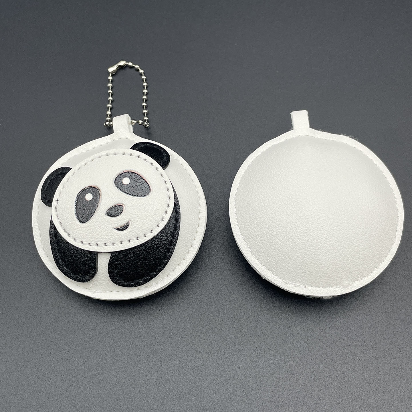 Nuevo cuero PU lleno de algodón animal pequeño bolso de llaver para colgar perros panda leones DIY colgar pequeños regalos image 5