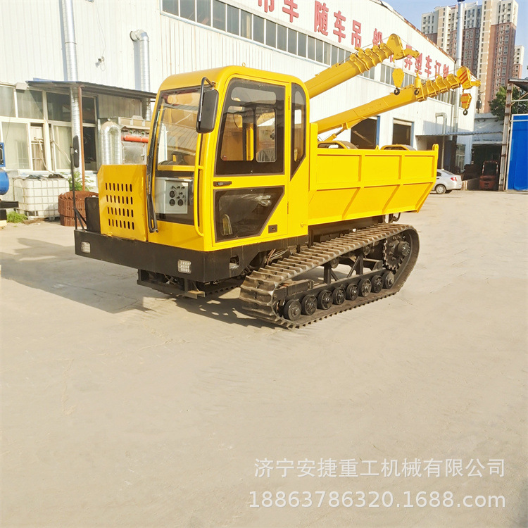 沙漠行驶高速履带车 3方混凝土履带运输车 全地形工程搬运爬山虎