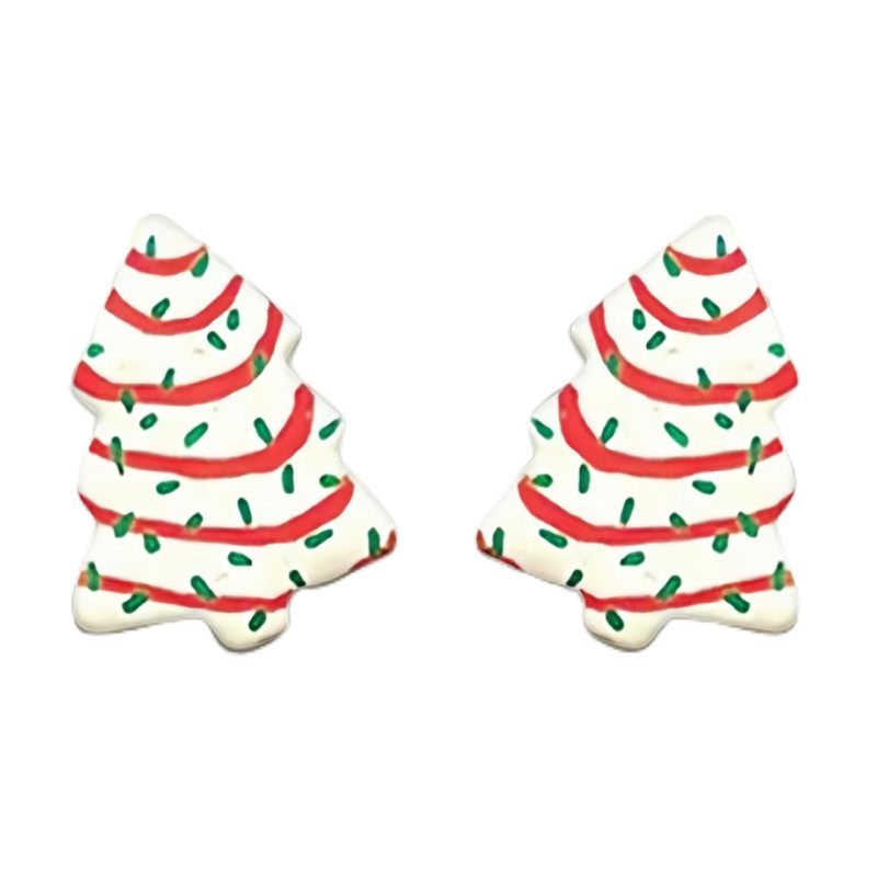 欧米のファッションのアクリルのクリスマスツリーのイヤリングの多彩なクリスマスツリーのイヤリングのクリスマスツリーのイヤリングのイヤリングの祝日の美しい女子学生|undefined