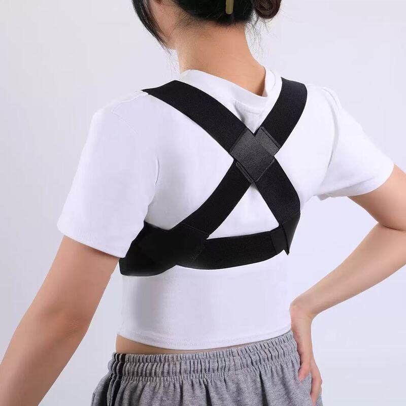 跨境防驼背矫正器通用隐形练背矫姿带矫正收腰透气美背开肩带男女|undefined