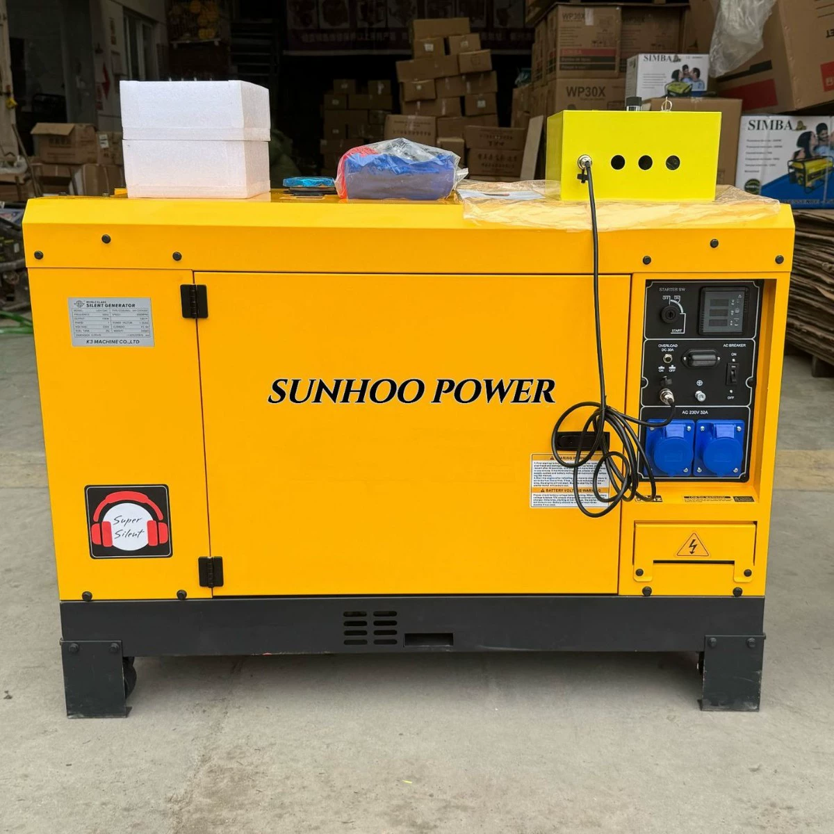 Дизельный бесшумный генератор 10KW