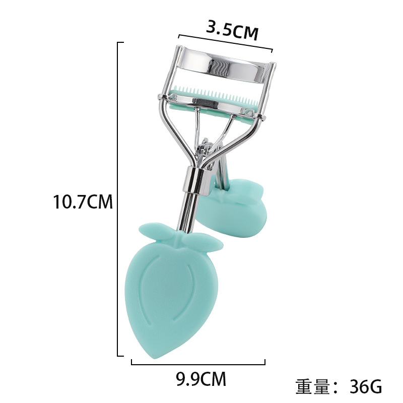 Corazón de桃 mango clip de pestañas gran ángulo natural sol pestañas curvas artefactos herramientas de maquillaje de belleza clip de pestañas novato