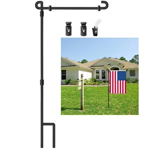 Garden Flagpole Outdoor Courtyard Decorative Flagpole Export Flagpole Floor-Standing Bracket Direct Supply Within and Outside the Country
