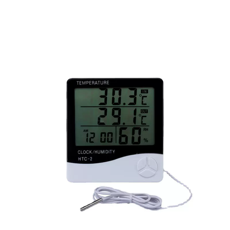 电子温湿度计HTC-2水族养殖大棚种植温度计支持贴牌定制测温家用