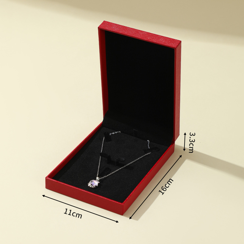 Spot caja de embalaje de joyería de ángulo recto propuesta de matrimonio anillo de confesión embalaje de anillo de diamantes caja de joyería caja de tapa de alta gama