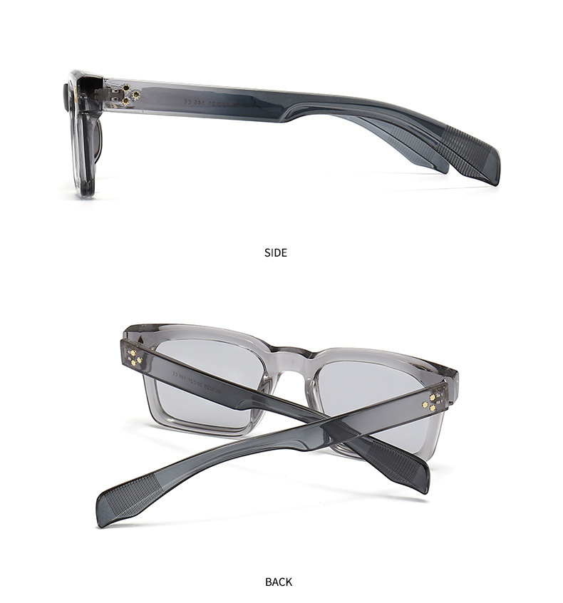 Lunettes de soleil œil de chat angulaires transfrontalières spéciales, jambes de miroir rétro modernes, lunettes de soleil décoratives guépard sautant 6025_voghion.com