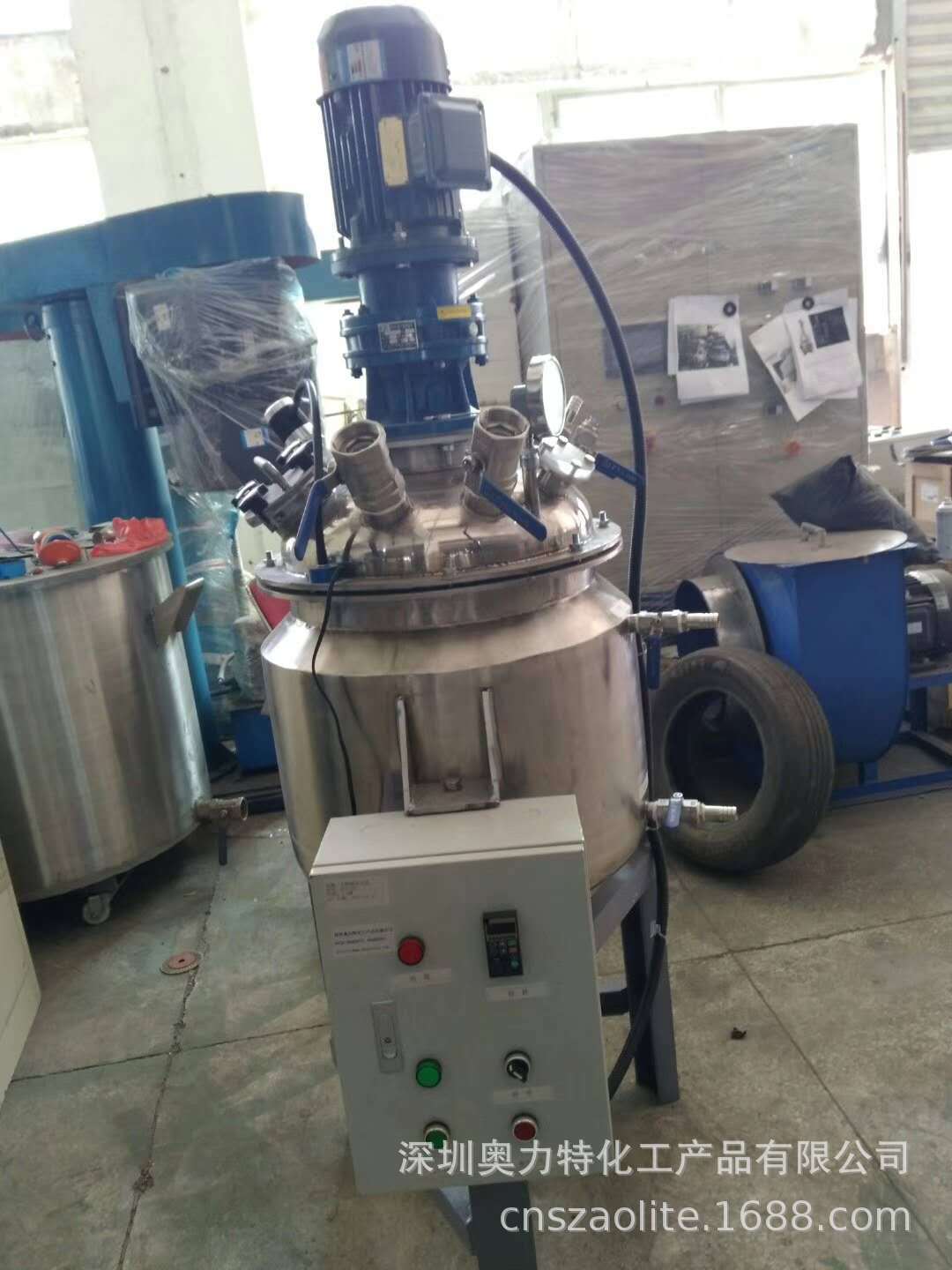 供应100L不锈钢反应釜 加热反应釜