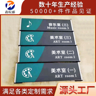 Aluminum profile doorplate sign hospital company acrylic sign department plate conference office enterprise nameplate factory