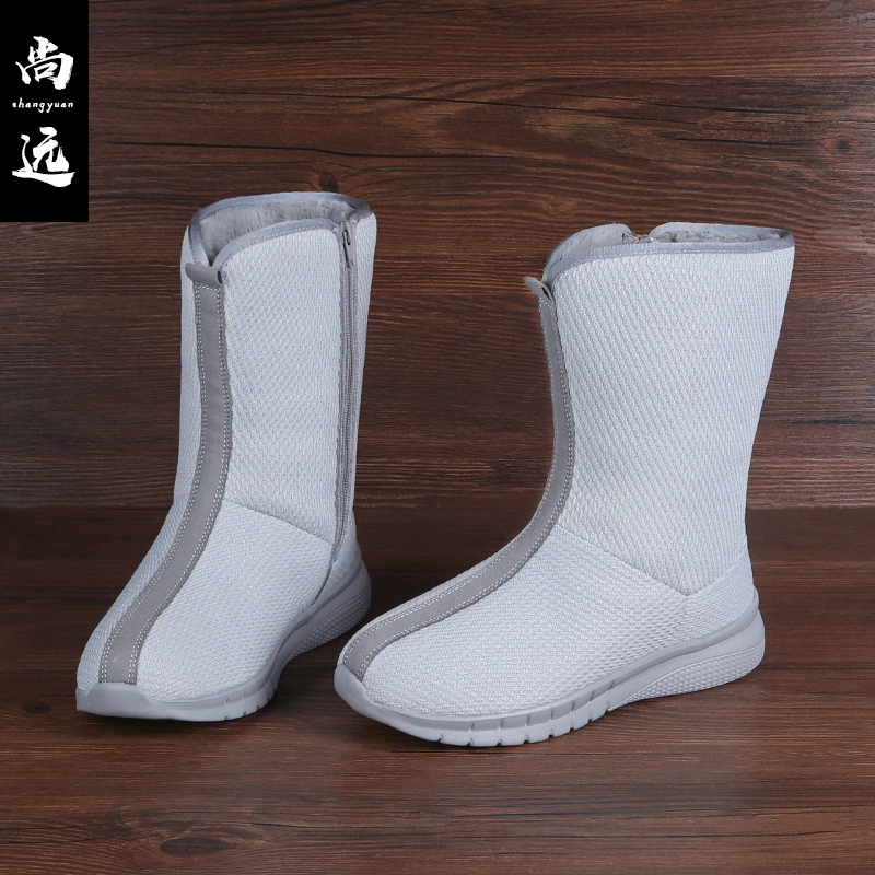 尚远 Warm high shoes, keep warm winter high boots, soft sole