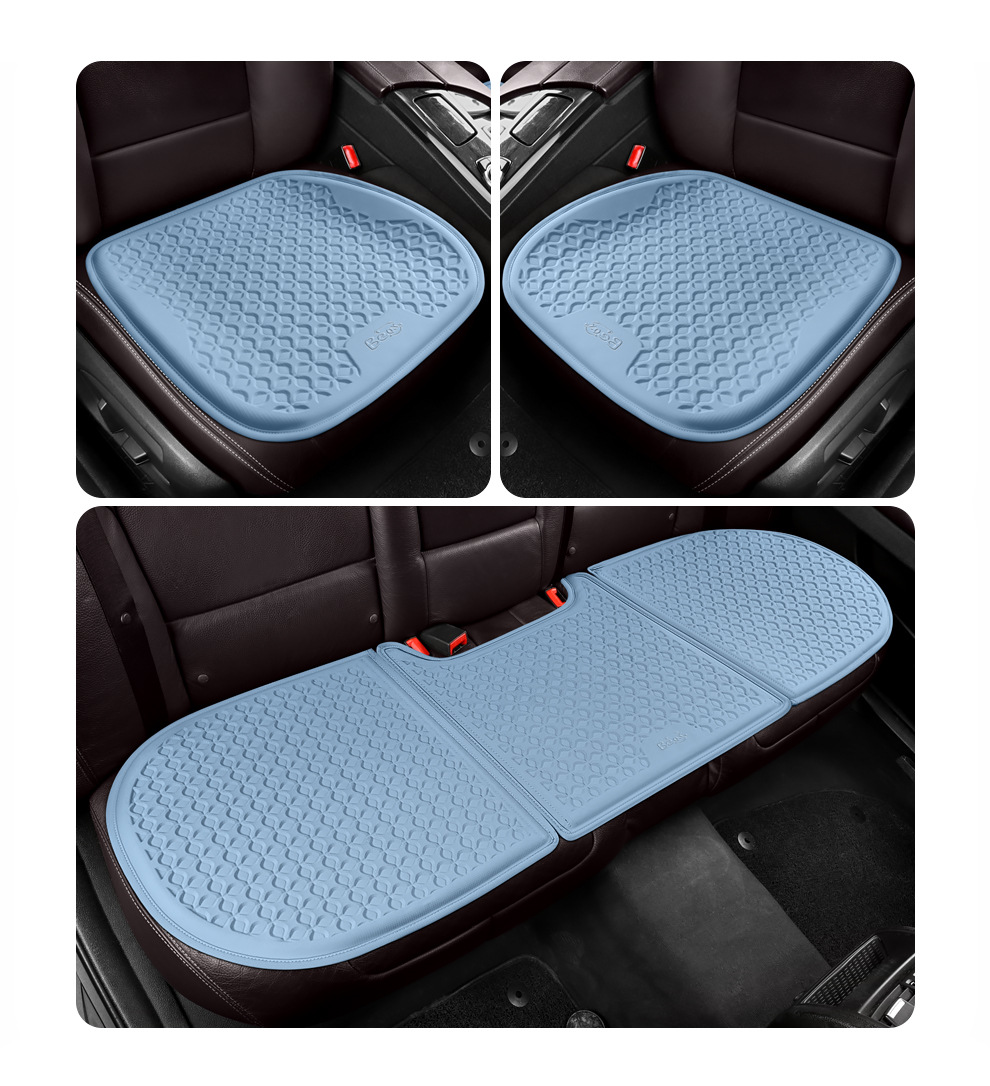 Car Cushion Summer Gel Cool Mat Single-piece Four Seasons Universal Ventilated Butt Pad Ice Silk Seat Cushion Seat Cushion Ice Cool