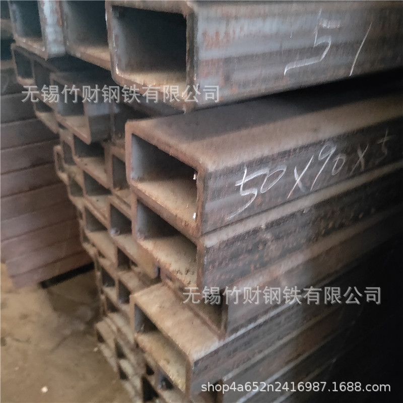 碳钢镀锌矩形方通75*125*6mmQ345方钢管150*75*8mm方管100*70*5mm
